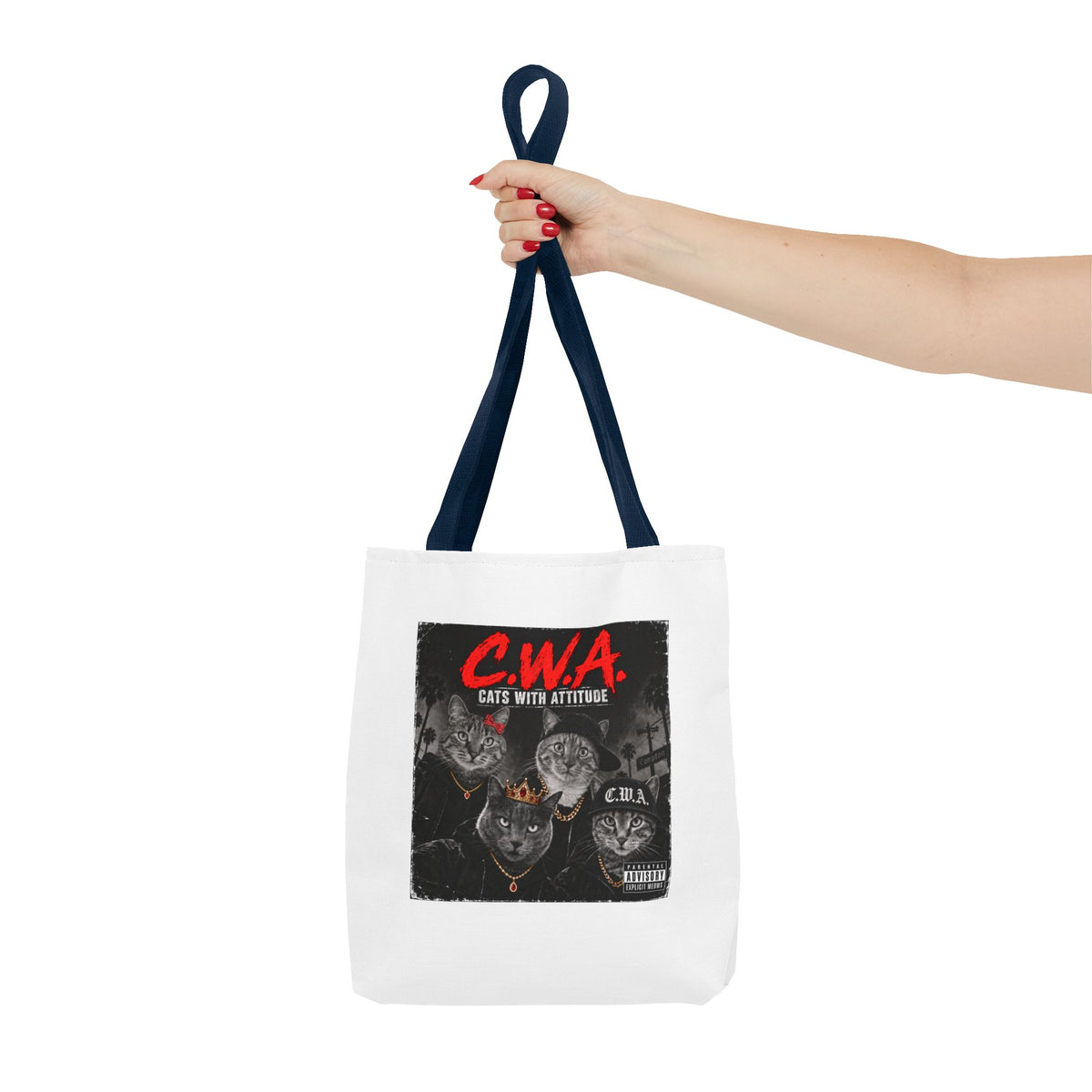 Cats With Attitude (C.W.A.) — Tote Bag 13 x 13