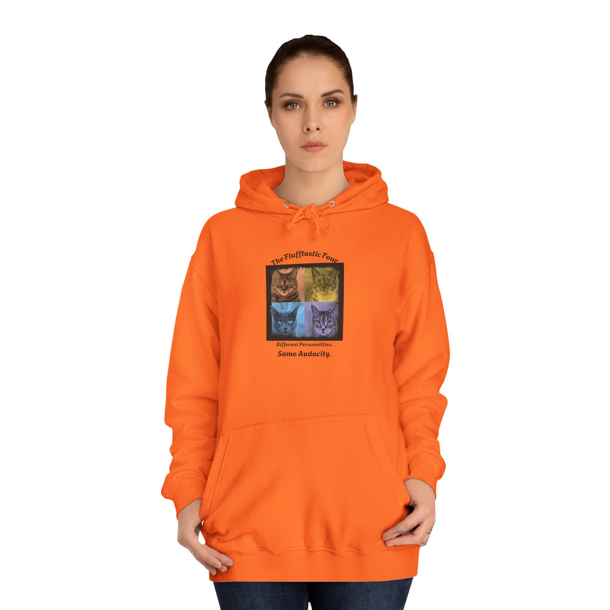The Flufftastic Four — Unisex Graphic Hoodie