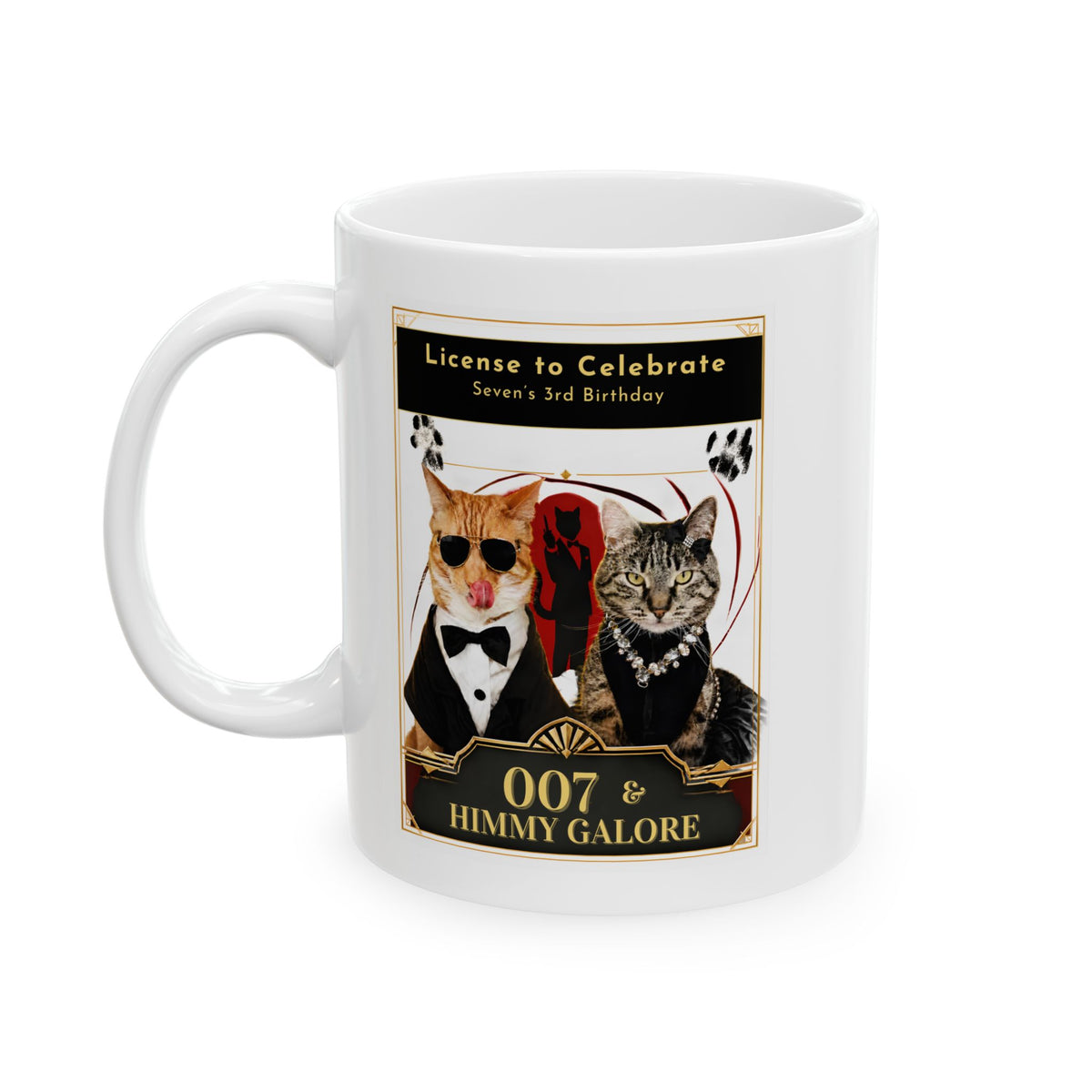 License to Celebrate — White Coffee Mug 11oz