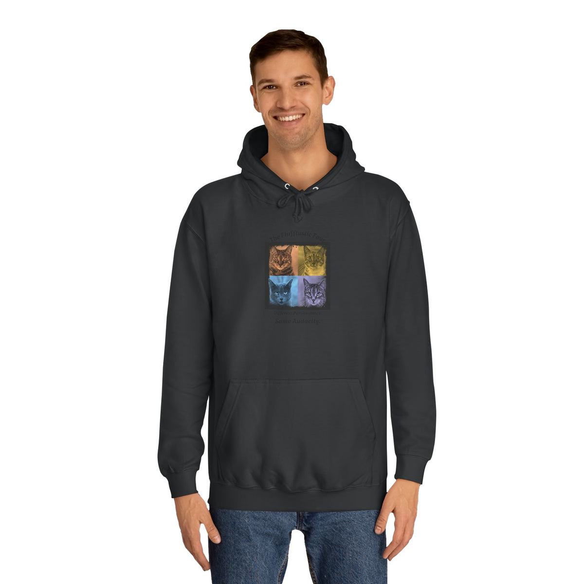 The Flufftastic Four — Unisex Graphic Hoodie