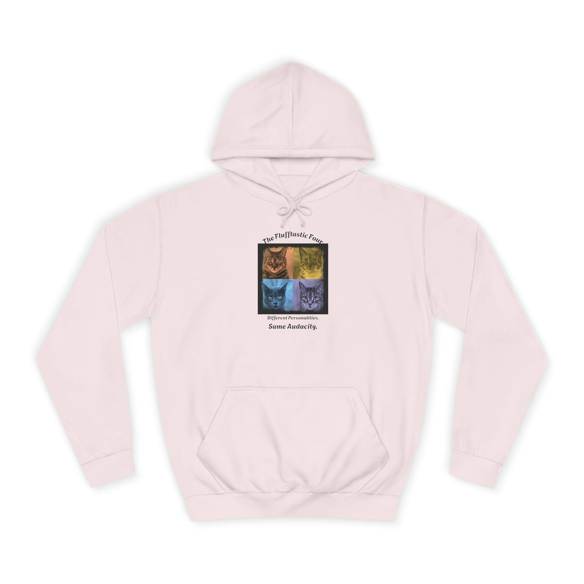 The Flufftastic Four — Unisex Graphic Hoodie