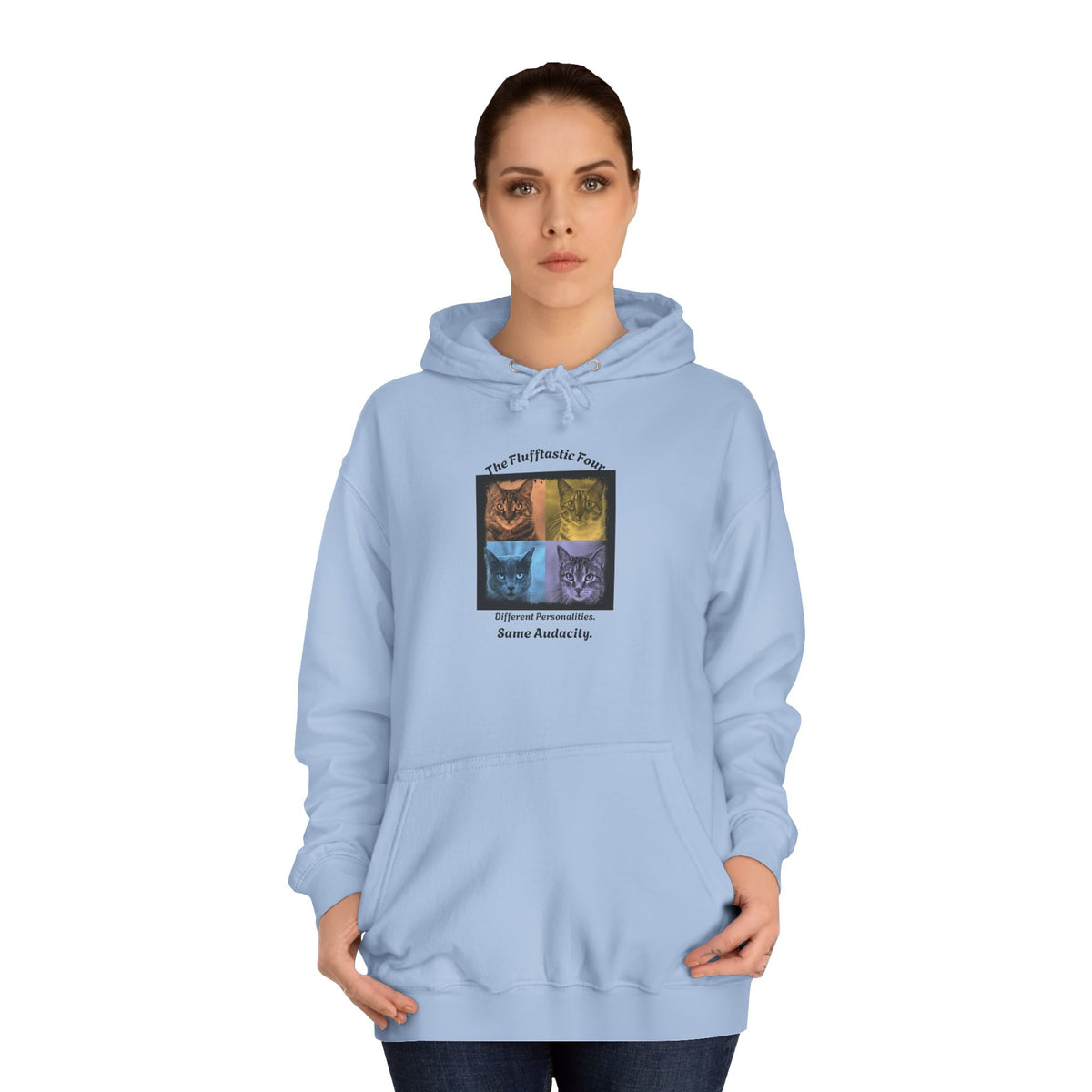 The Flufftastic Four — Unisex Graphic Hoodie