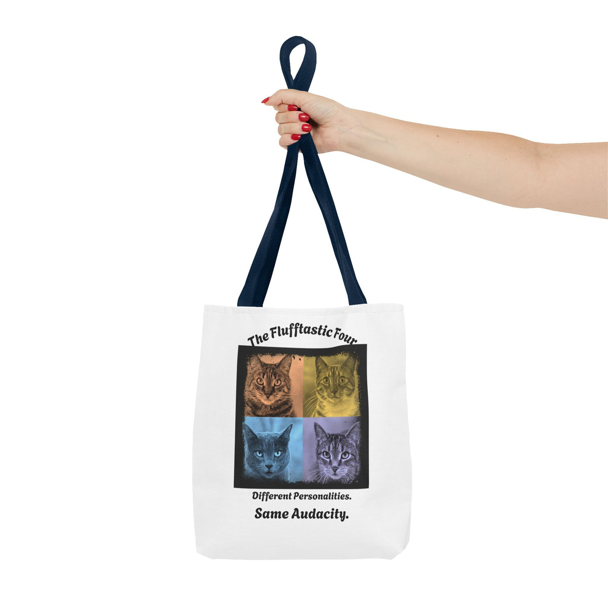 "The Flufftastic Four" — Tote Bag 13 x 13