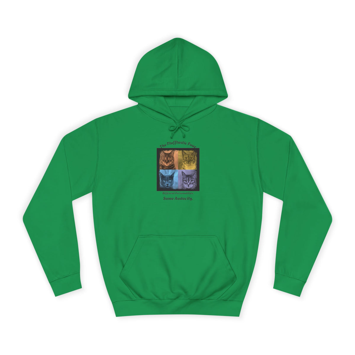 The Flufftastic Four — Unisex Graphic Hoodie