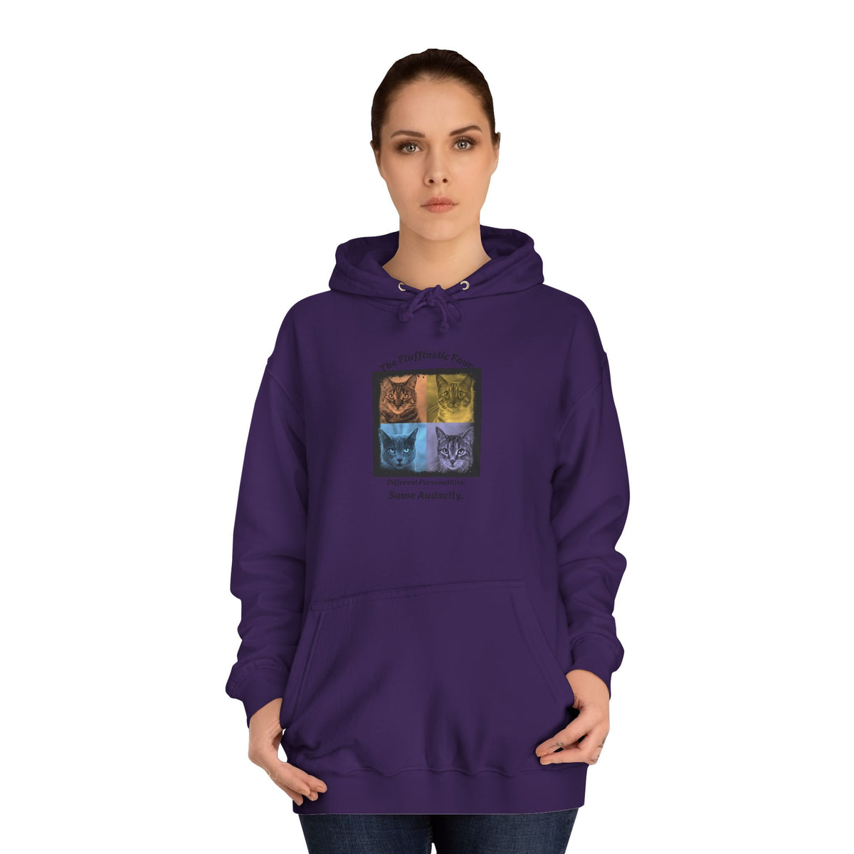 The Flufftastic Four — Unisex Graphic Hoodie