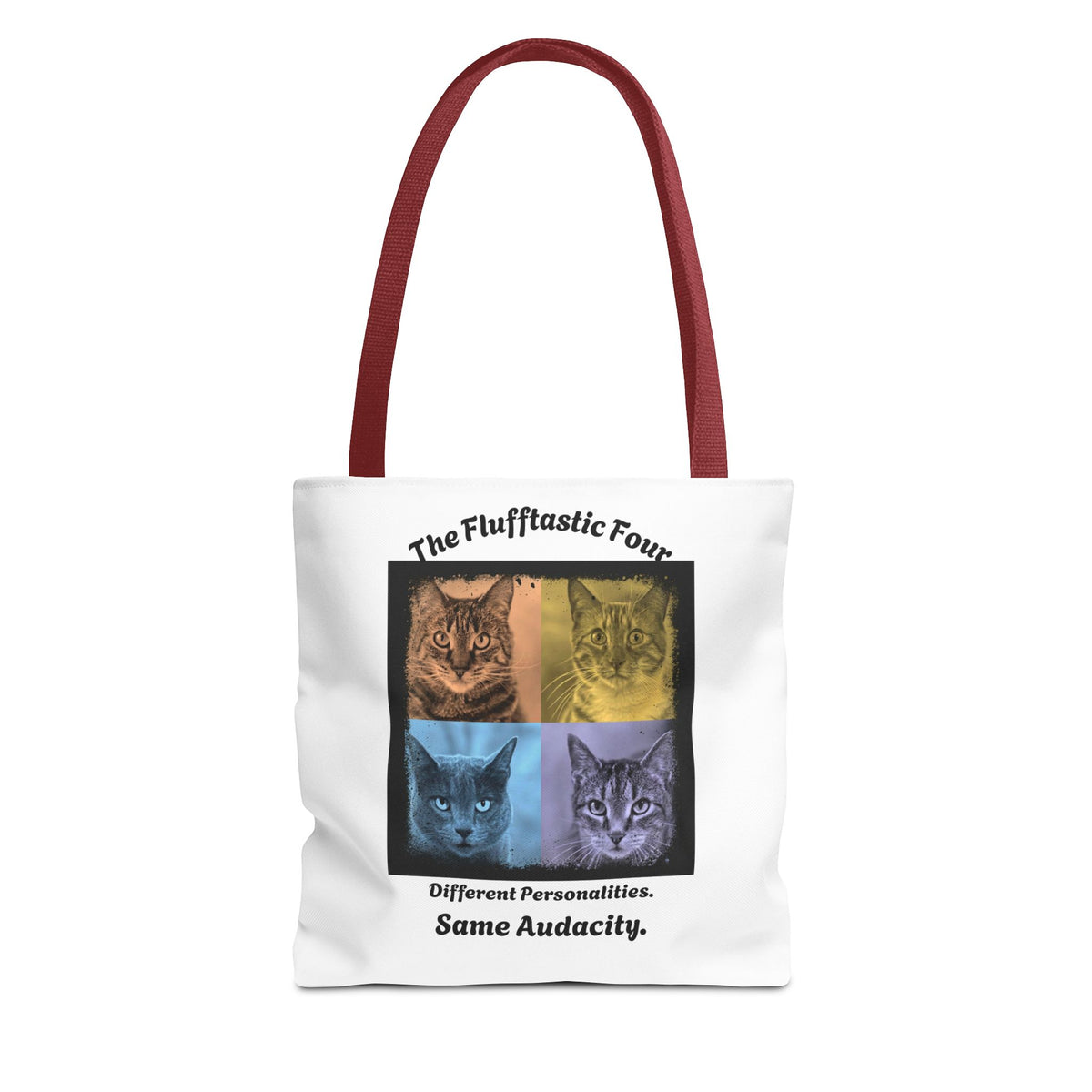 "The Flufftastic Four" — Tote Bag 13 x 13