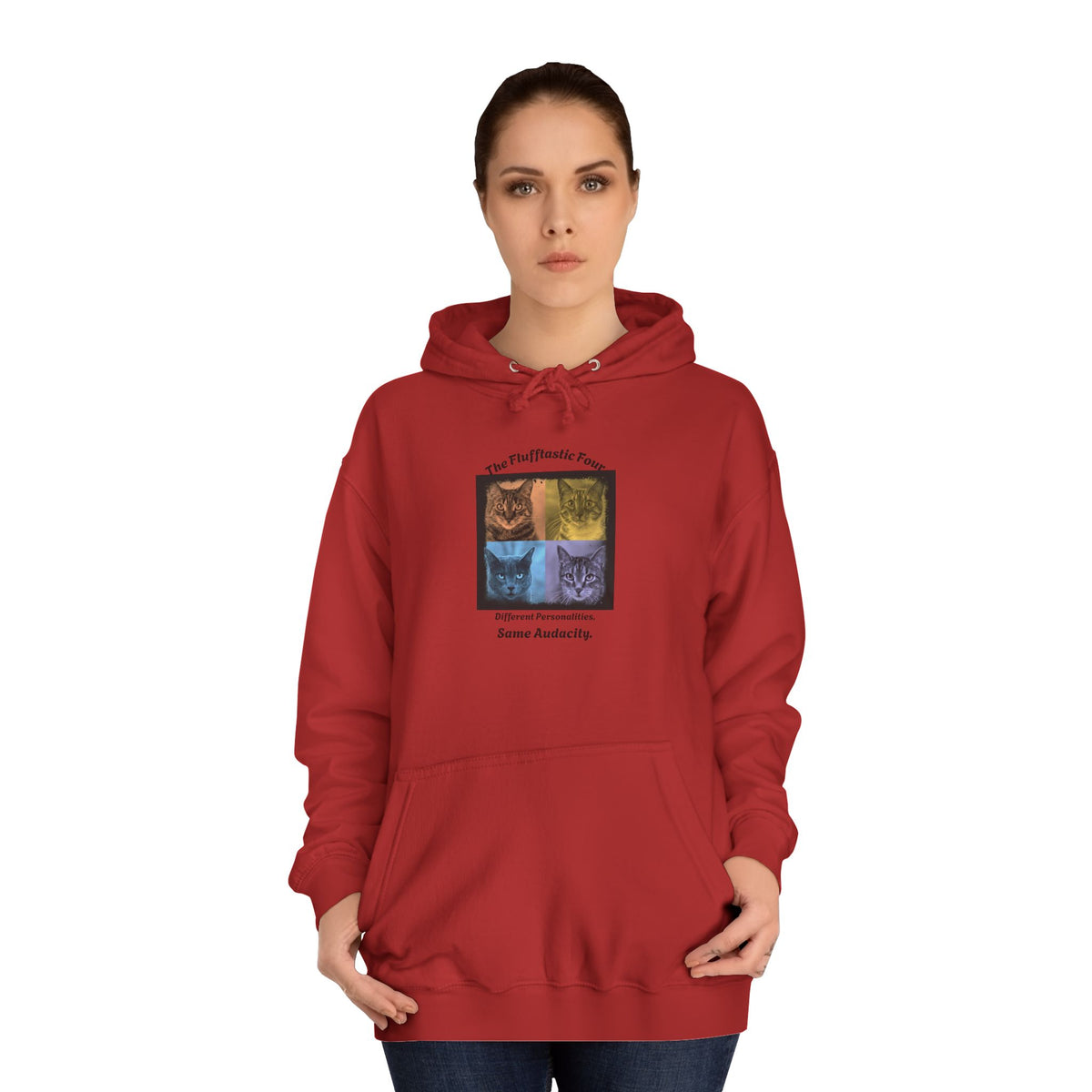The Flufftastic Four — Unisex Graphic Hoodie