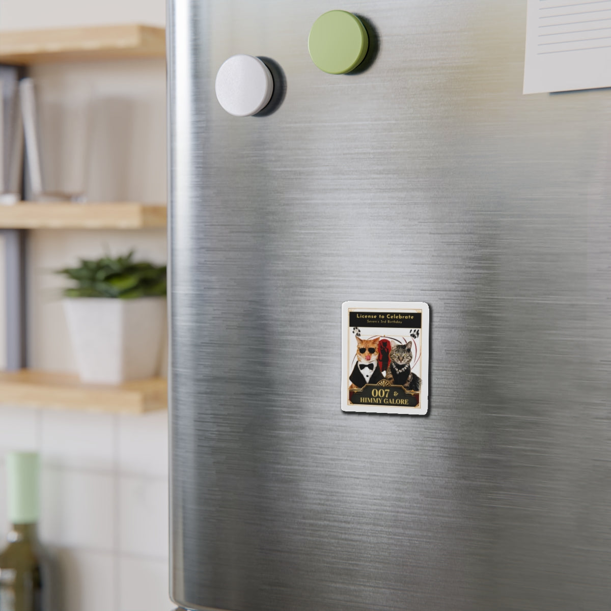 "License to Celebrate" — Die-Cut Magnet