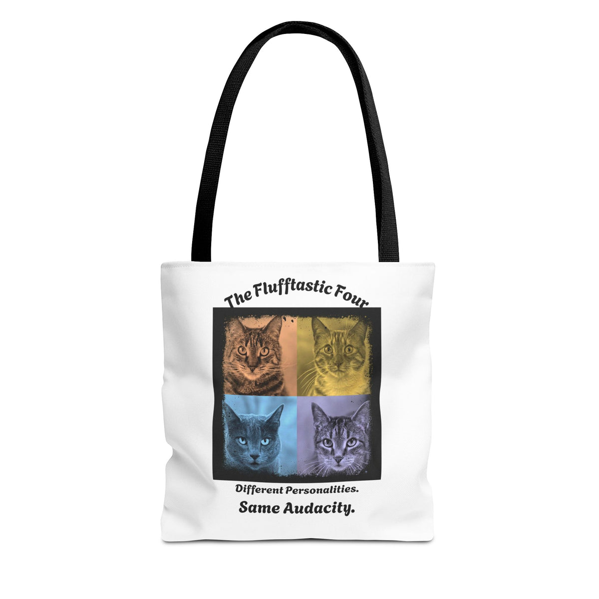 "The Flufftastic Four" — Tote Bag 13 x 13