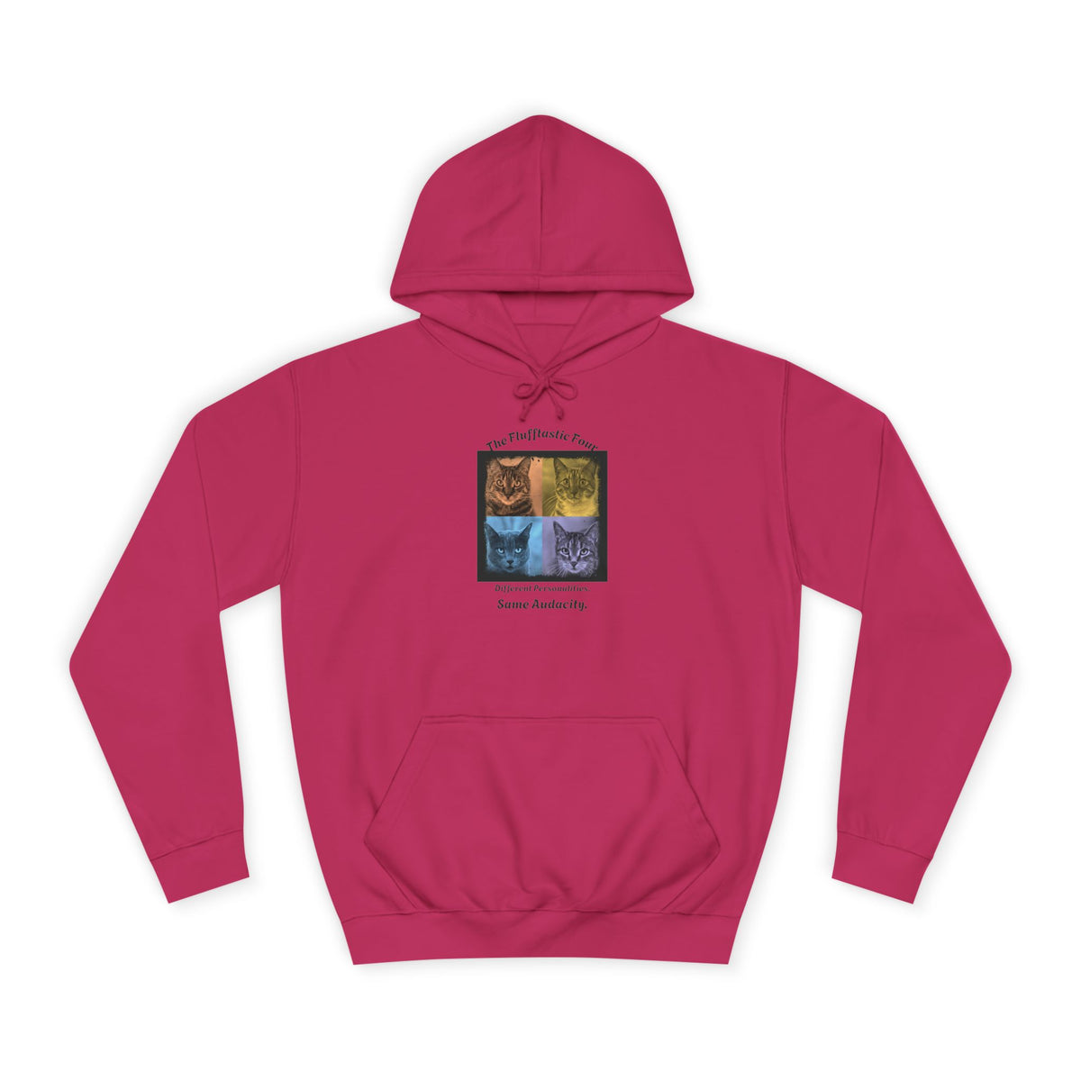 The Flufftastic Four — Unisex Graphic Hoodie