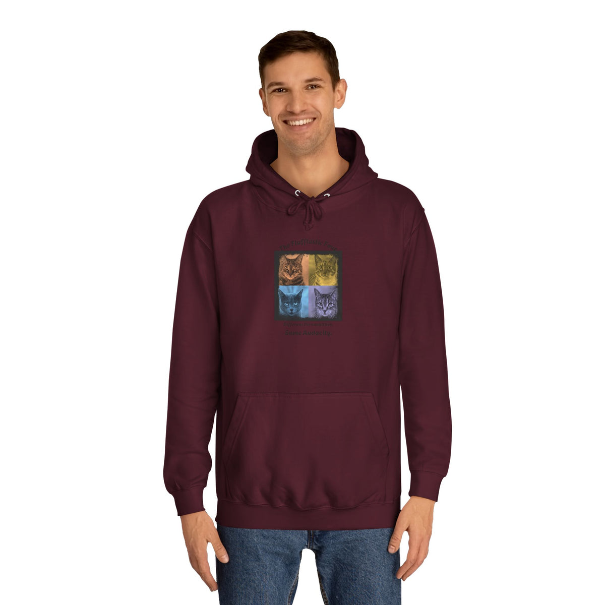 The Flufftastic Four — Unisex Graphic Hoodie