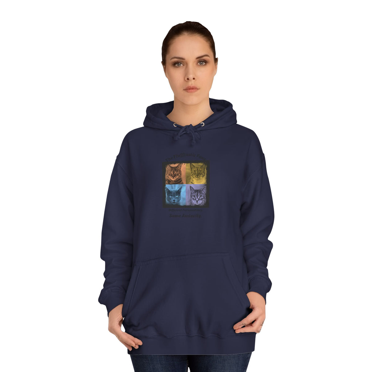 The Flufftastic Four — Unisex Graphic Hoodie