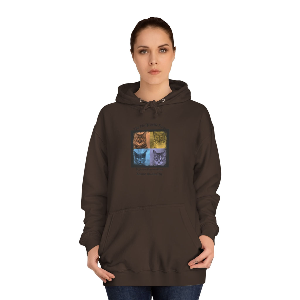 The Flufftastic Four — Unisex Graphic Hoodie