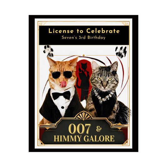 (Downloadable) "License to Celebrate" Matte Vertical Wall Art — Poster