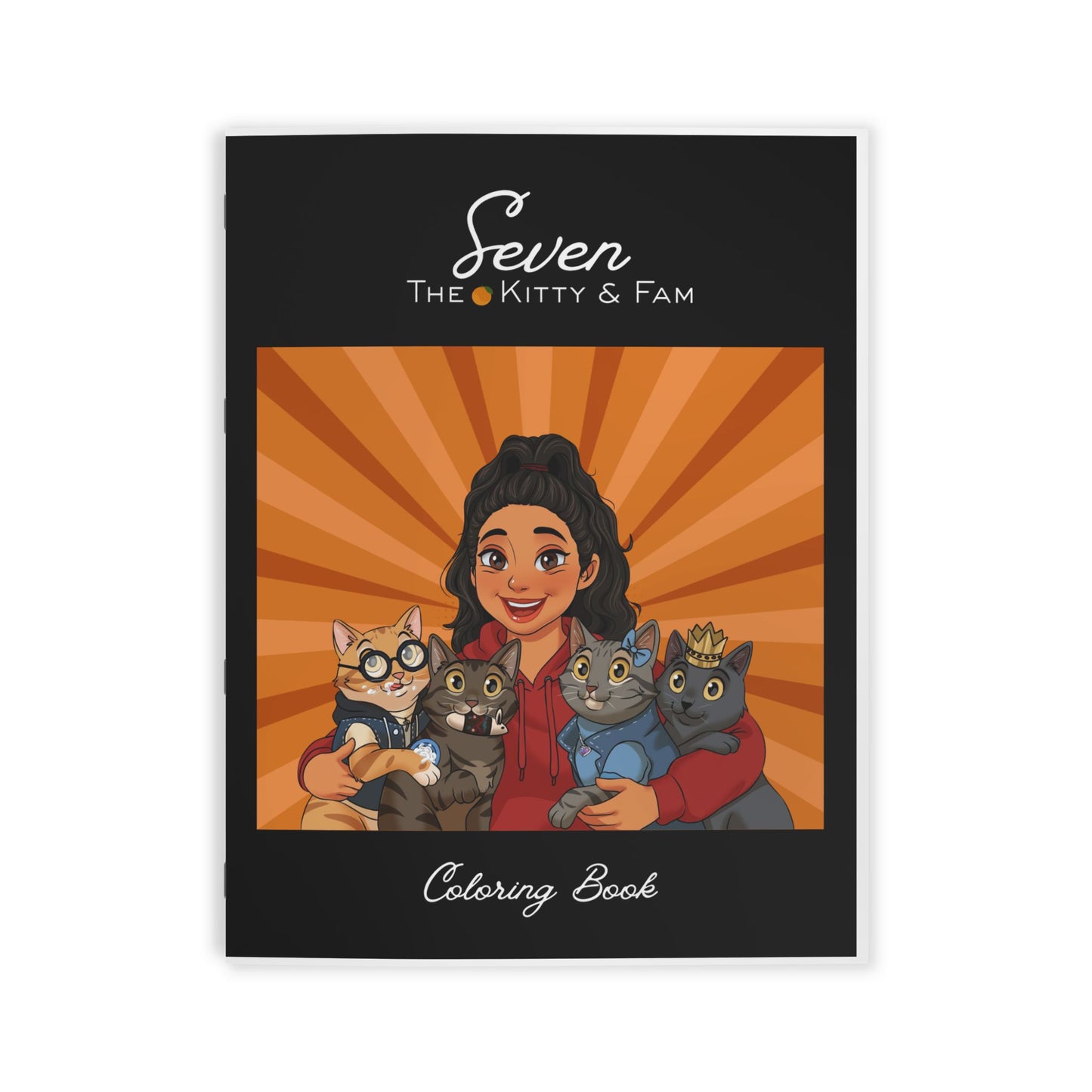 Coloring Book inspired by Seven & Fam- Printed