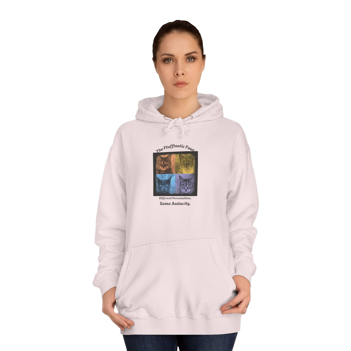 The Flufftastic Four — Unisex Graphic Hoodie