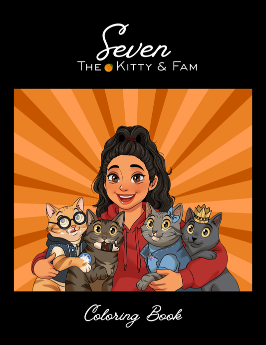 Downloadable Coloring Book inspired by 7 & Fam