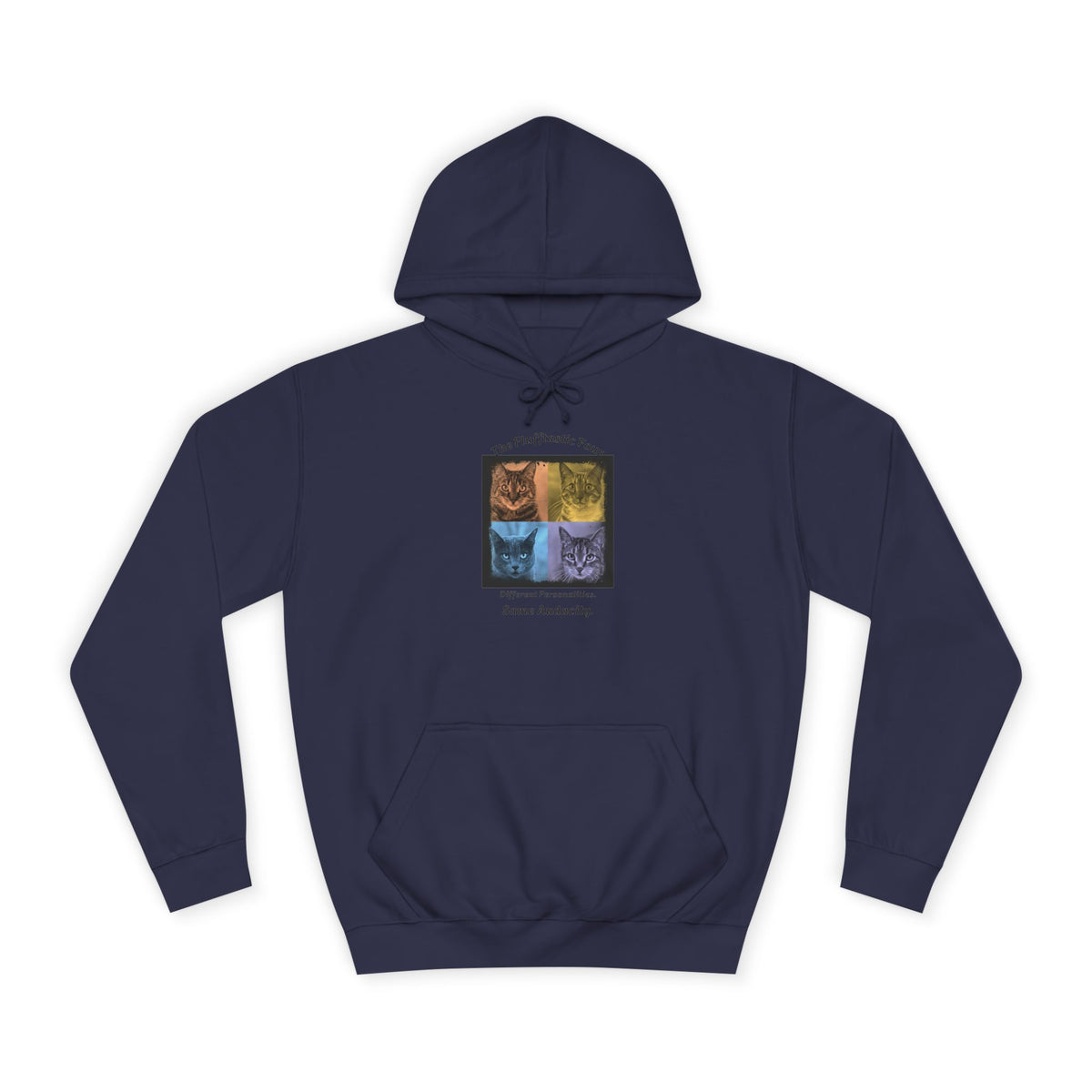 The Flufftastic Four — Unisex Graphic Hoodie