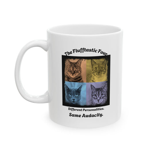 The Flufftastic Four  — White Coffee Cup 11oz
