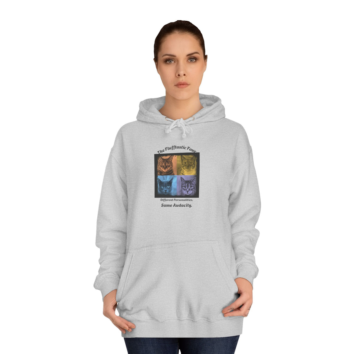 The Flufftastic Four — Unisex Graphic Hoodie