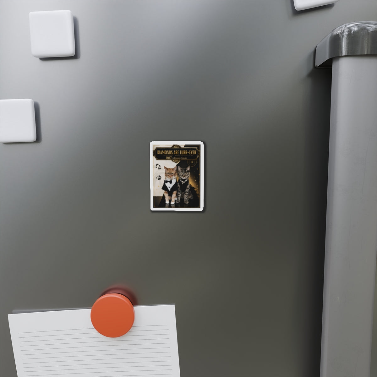 Diamonds Are Furr-Ever  — Die-Cut Magnet