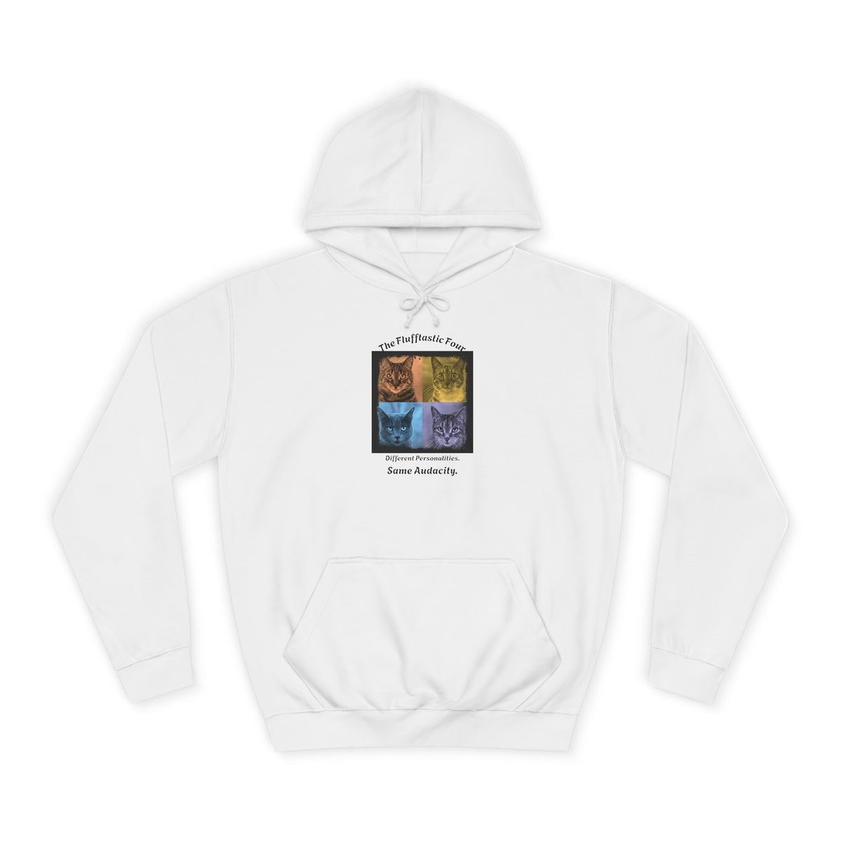 The Flufftastic Four — Unisex Graphic Hoodie
