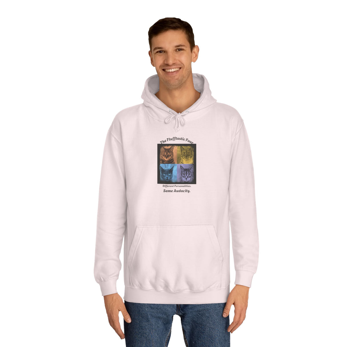 The Flufftastic Four — Unisex Graphic Hoodie
