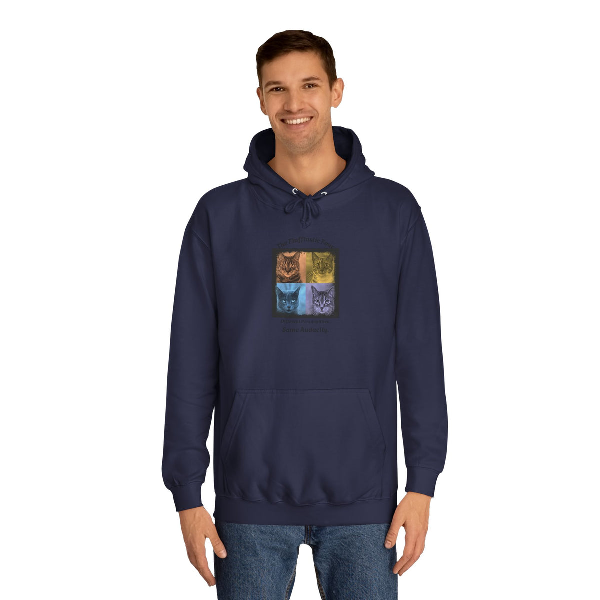 The Flufftastic Four — Unisex Graphic Hoodie