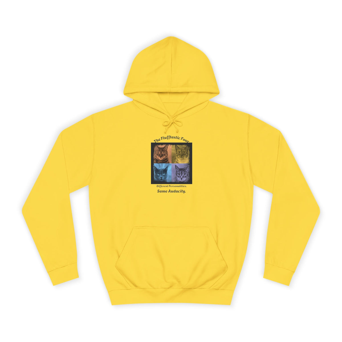 The Flufftastic Four — Unisex Graphic Hoodie