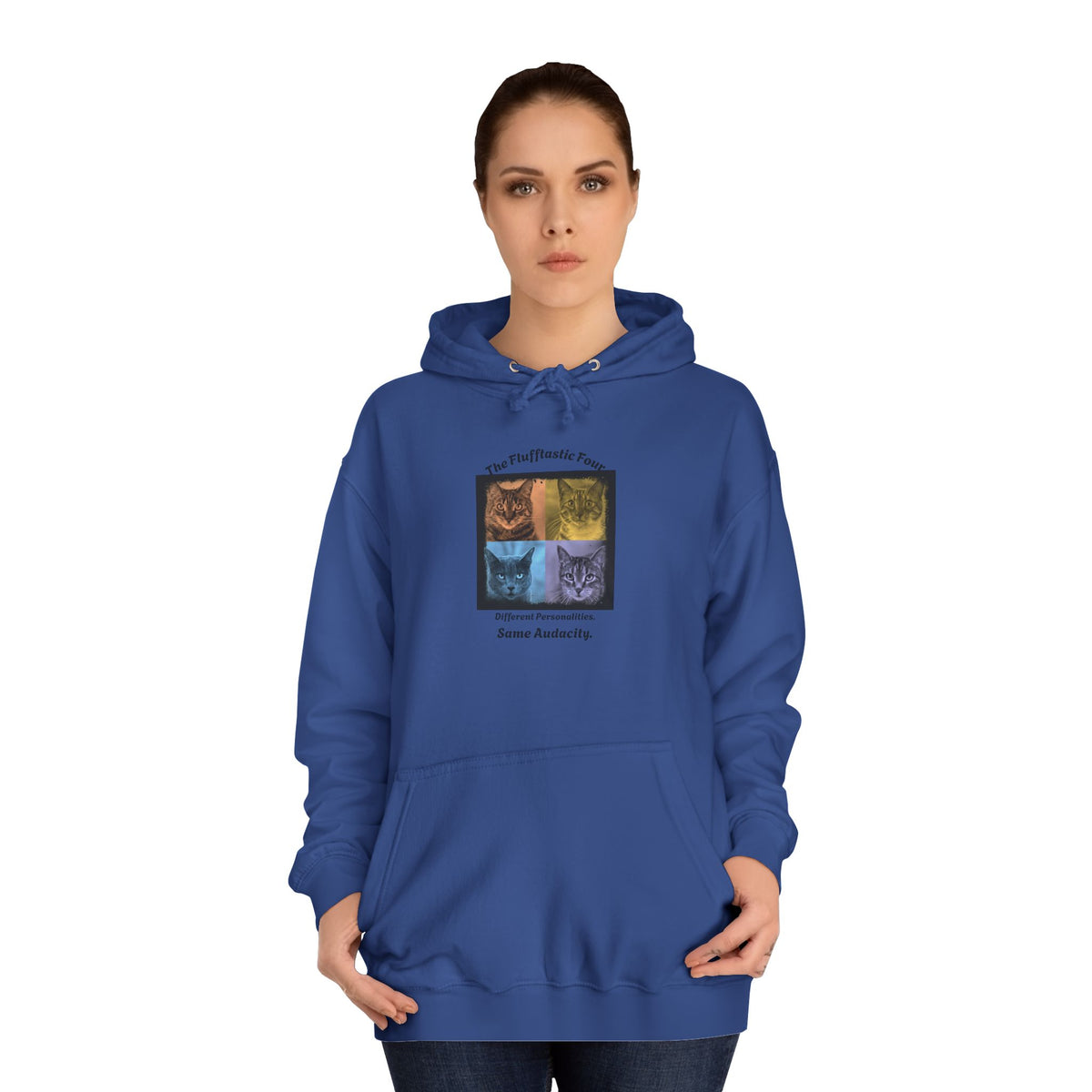 The Flufftastic Four — Unisex Graphic Hoodie
