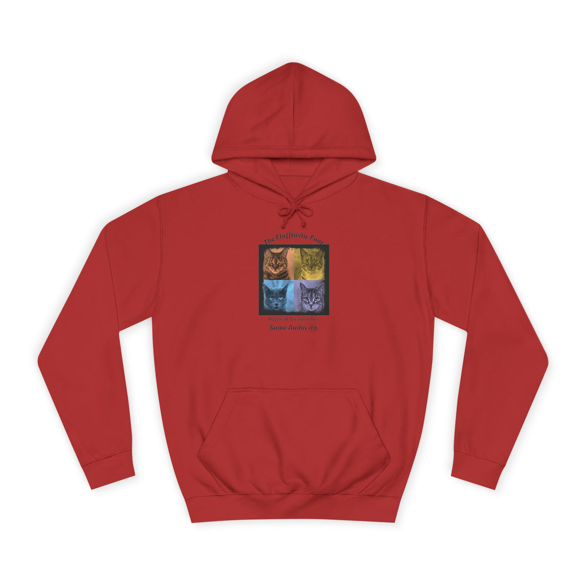 The Flufftastic Four — Unisex Graphic Hoodie