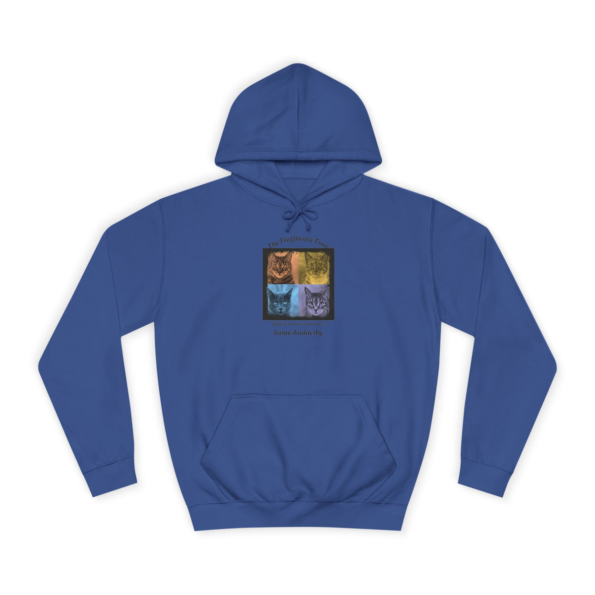 The Flufftastic Four — Unisex Graphic Hoodie