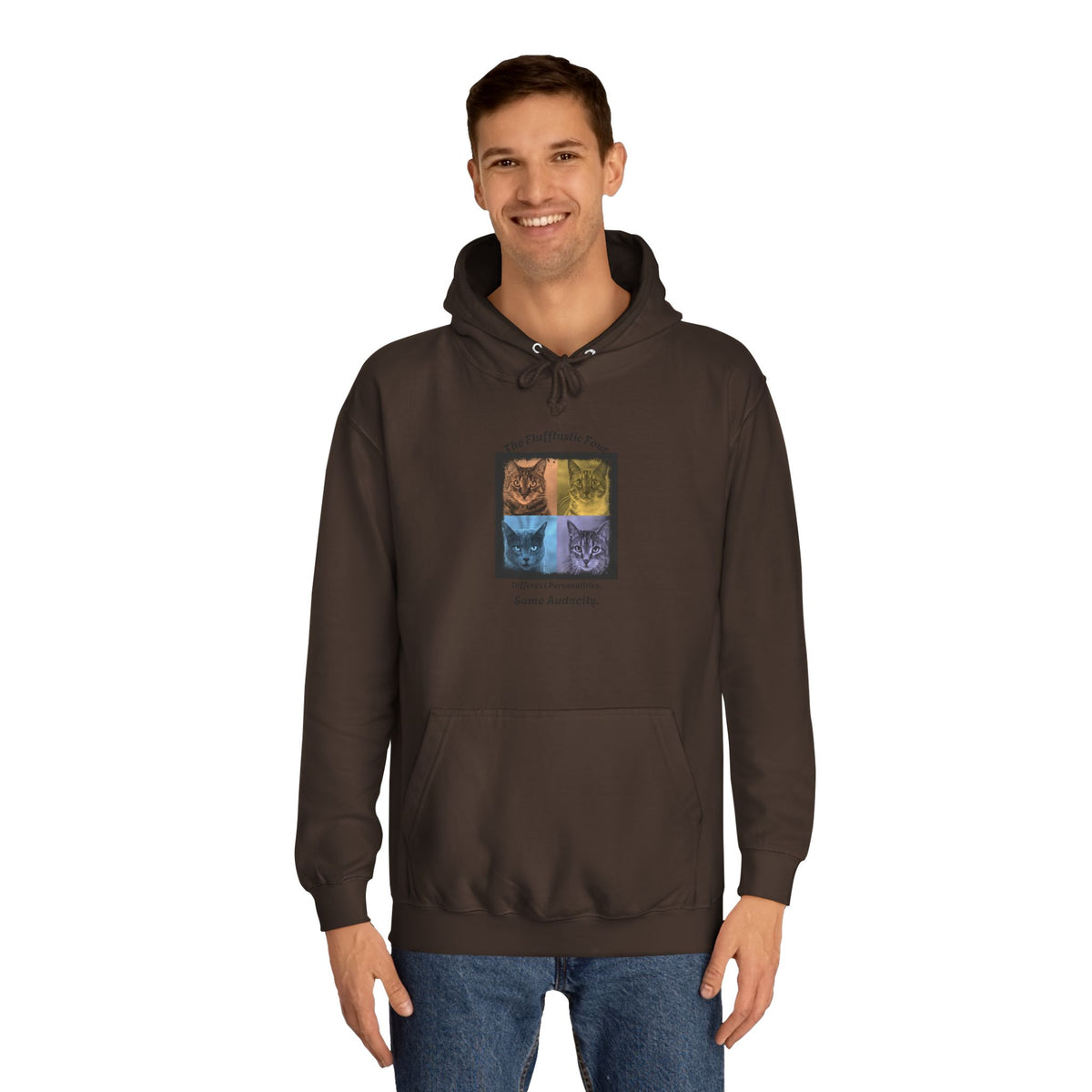 The Flufftastic Four — Unisex Graphic Hoodie