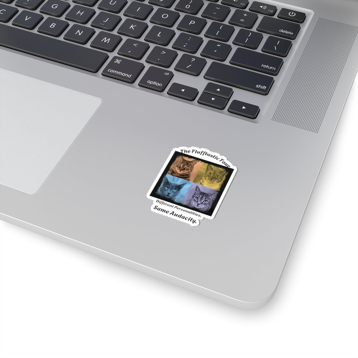 The Flufftastic Four - Kiss-Cut Vinyl Sticker