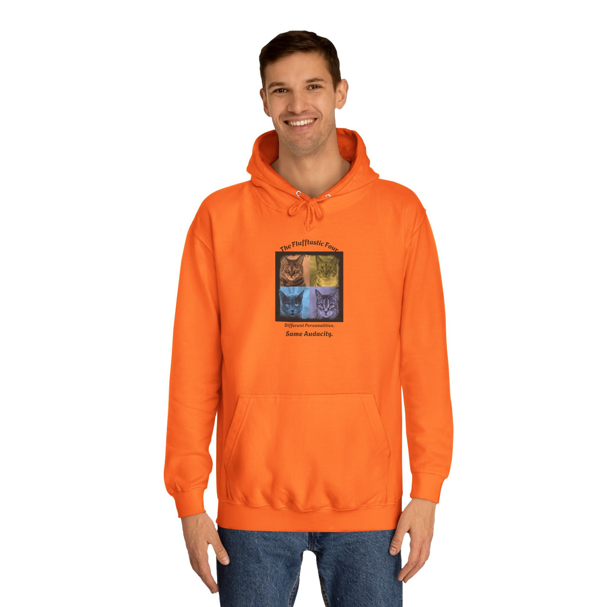The Flufftastic Four — Unisex Graphic Hoodie