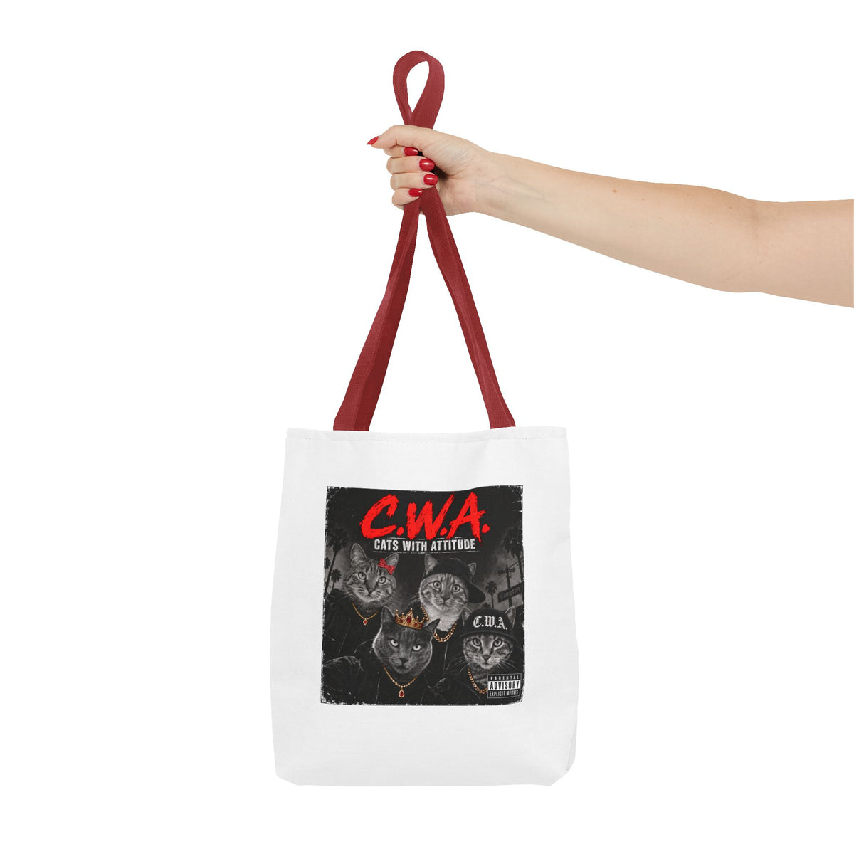 Cats With Attitude (C.W.A.) — Tote Bag 13 x 13