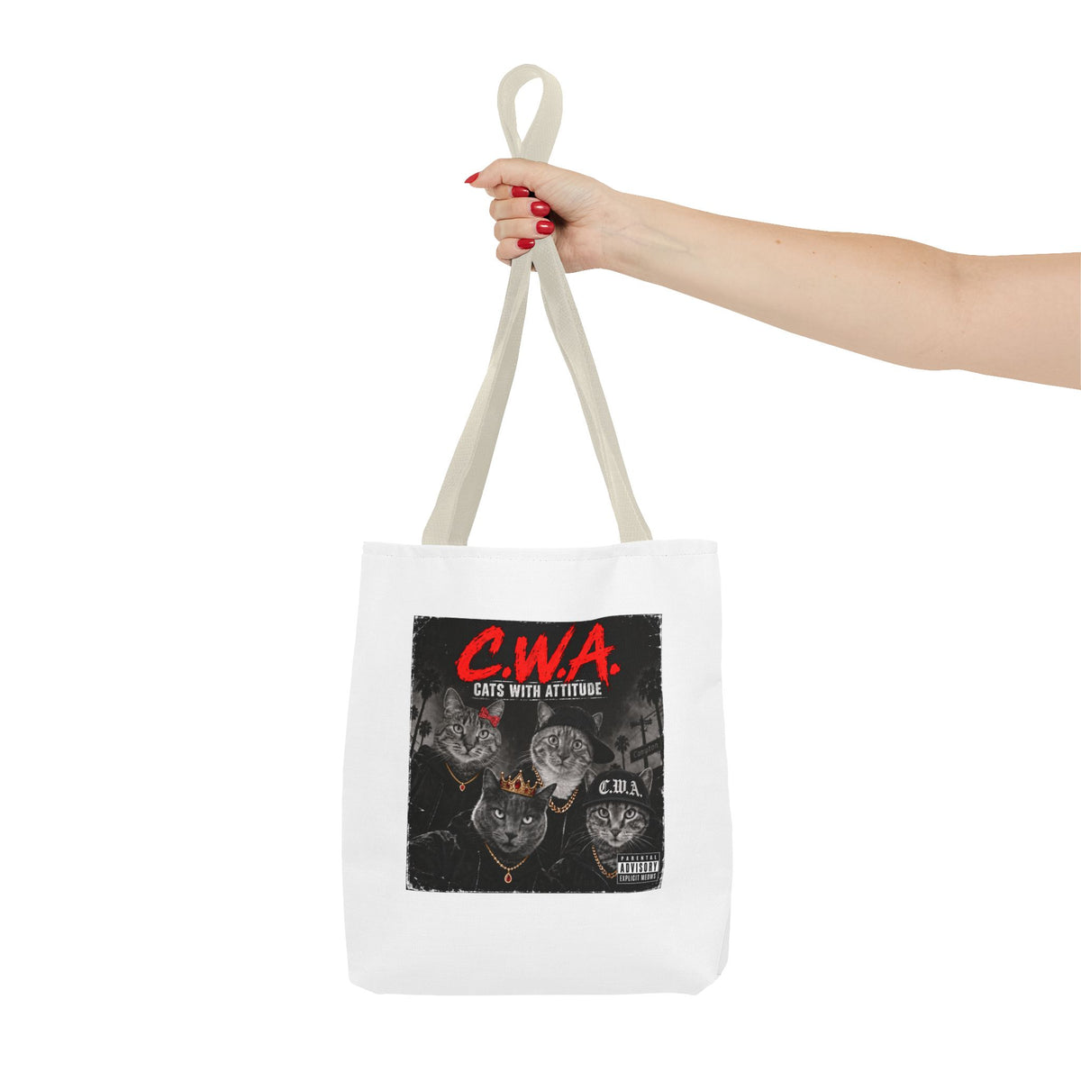 Cats With Attitude (C.W.A.) — Tote Bag 13 x 13