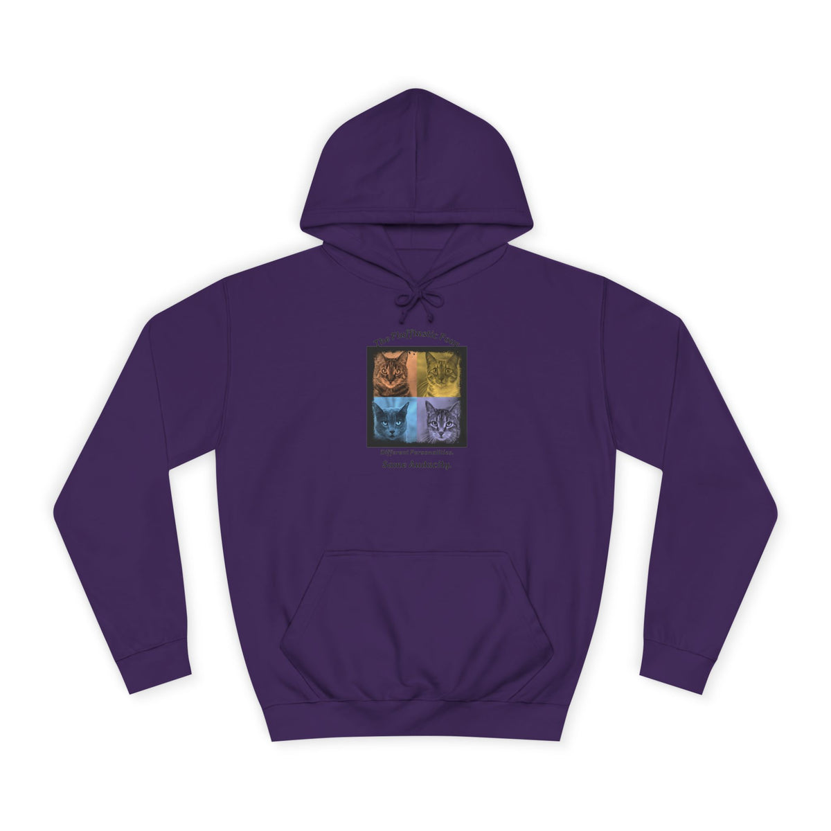 The Flufftastic Four — Unisex Graphic Hoodie