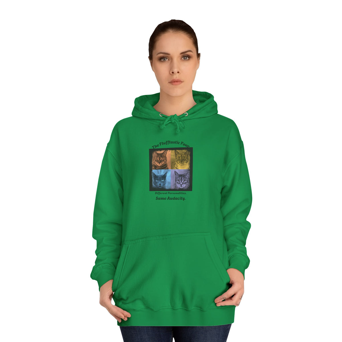 The Flufftastic Four — Unisex Graphic Hoodie
