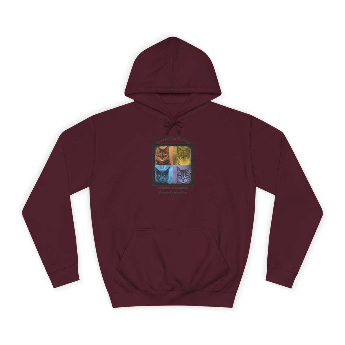 The Flufftastic Four — Unisex Graphic Hoodie