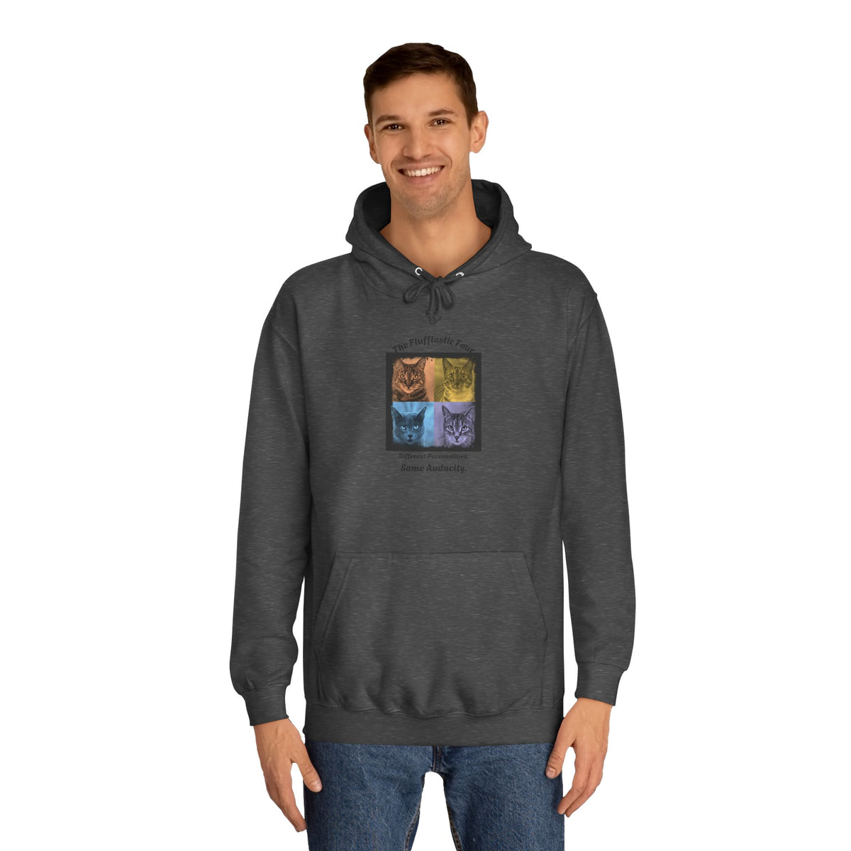 The Flufftastic Four — Unisex Graphic Hoodie