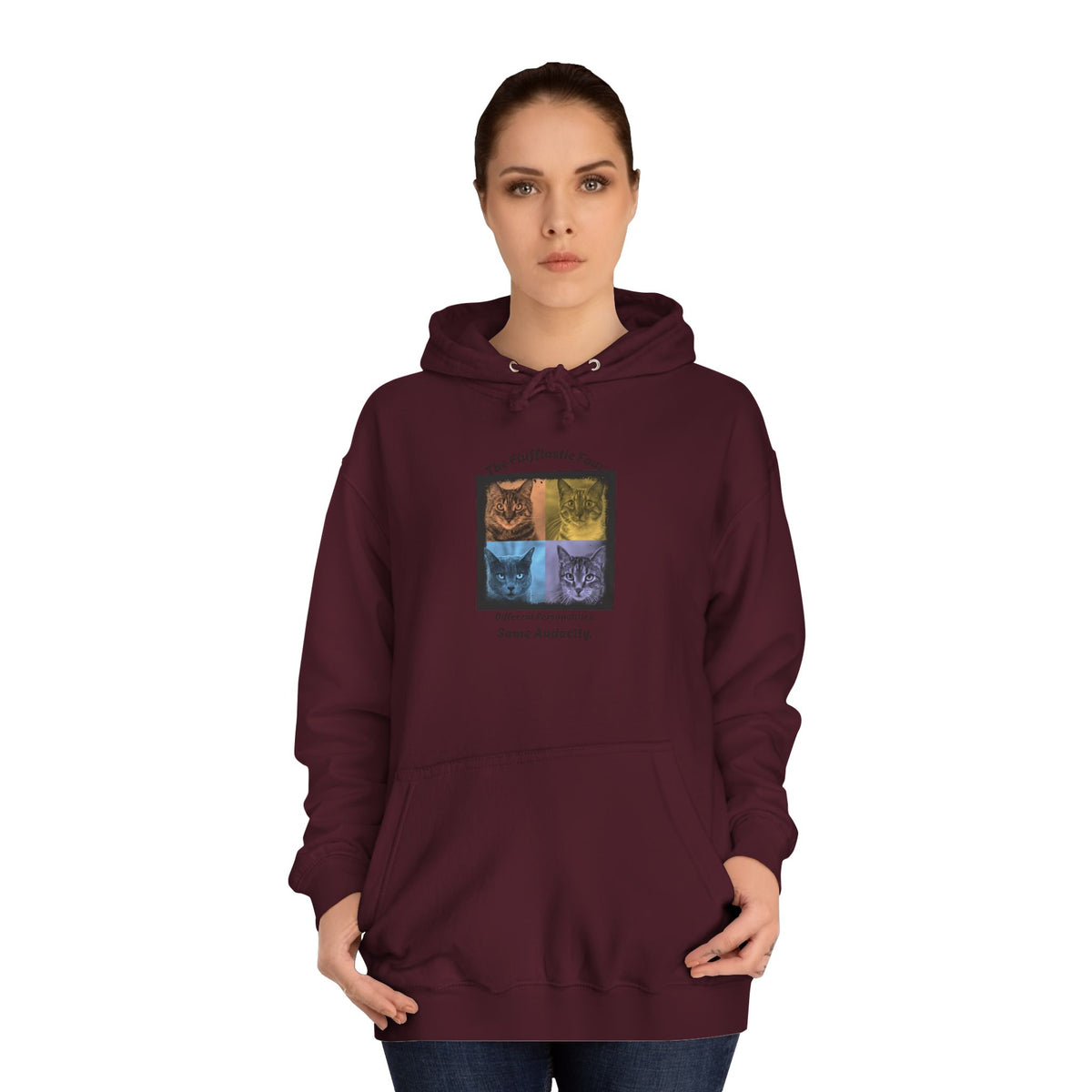 The Flufftastic Four — Unisex Graphic Hoodie