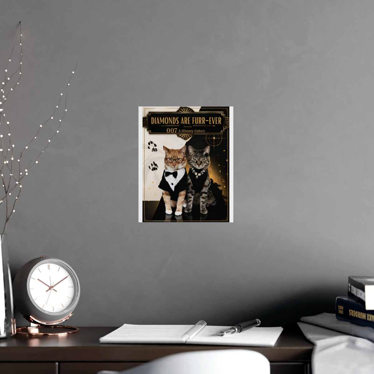 Diamonds Are Furr-ever  — 9 x 11 Poster