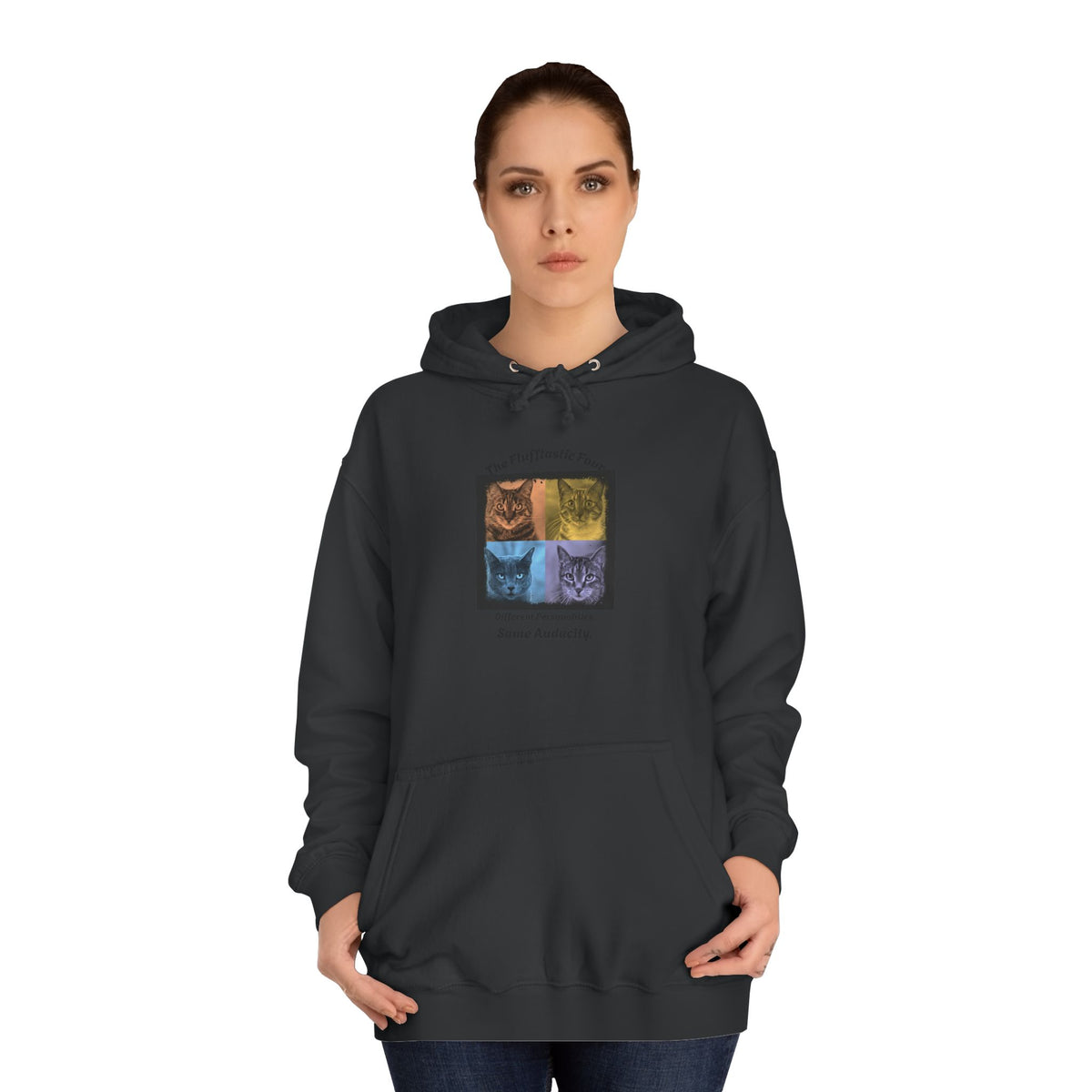 The Flufftastic Four — Unisex Graphic Hoodie