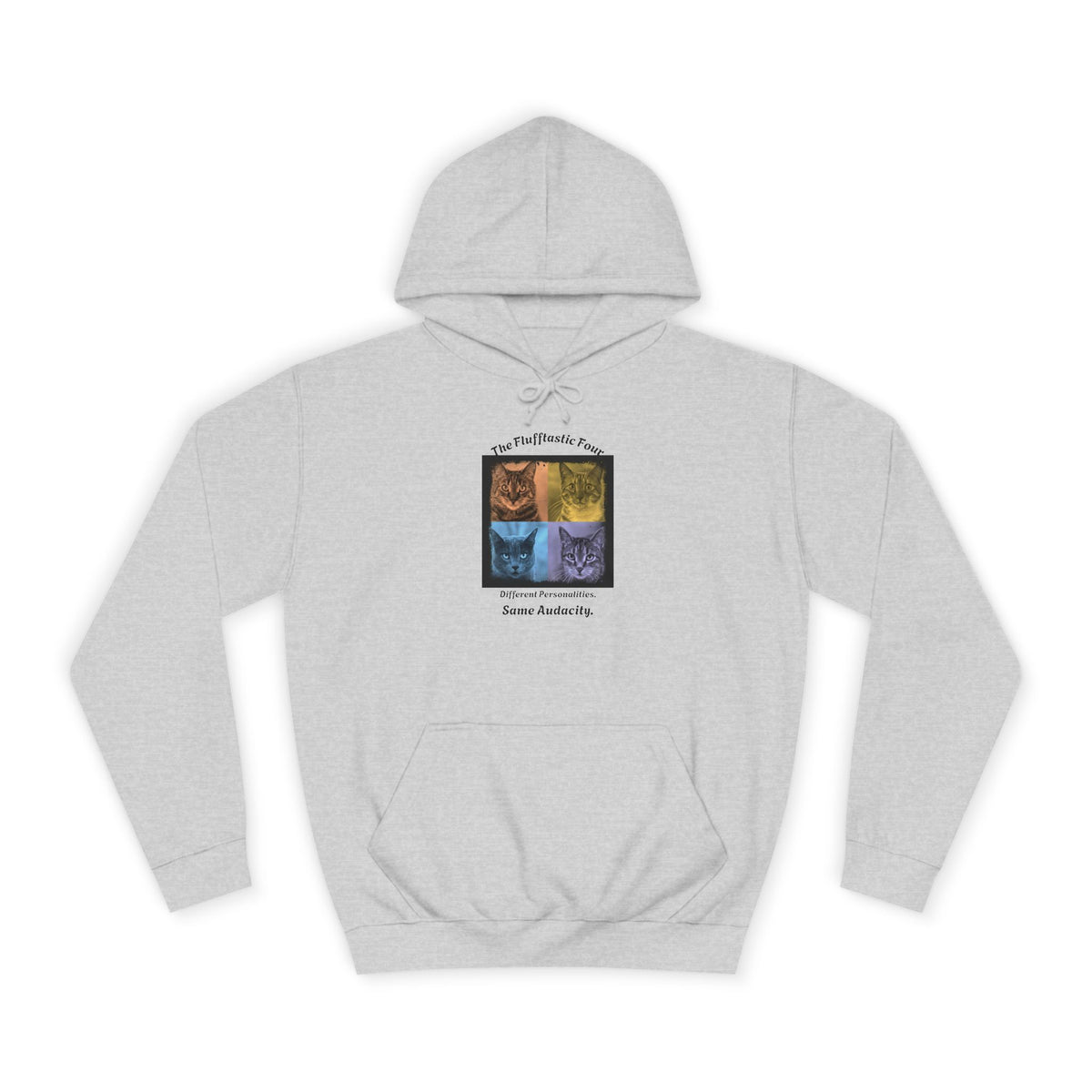 The Flufftastic Four — Unisex Graphic Hoodie