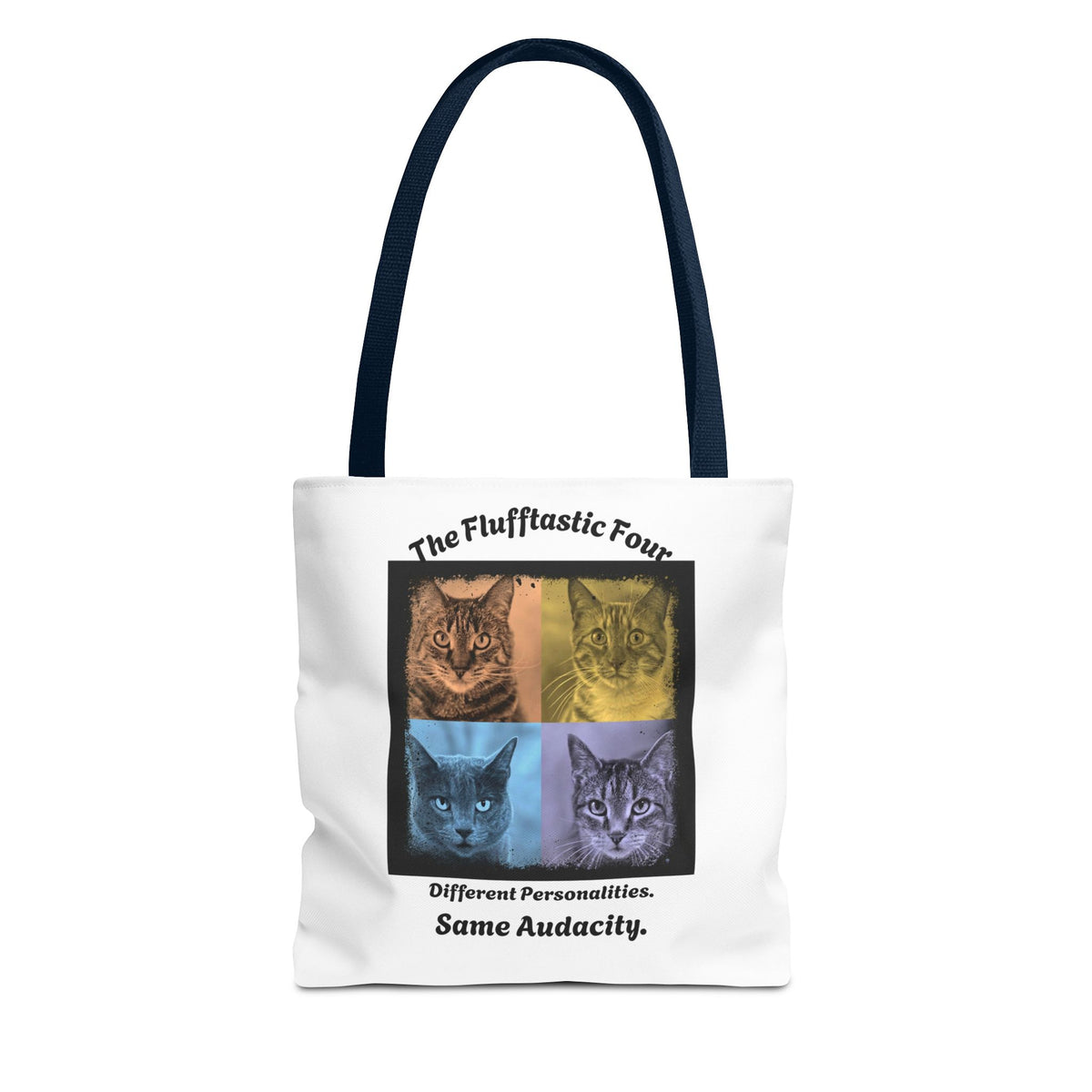 "The Flufftastic Four" — Tote Bag 13 x 13