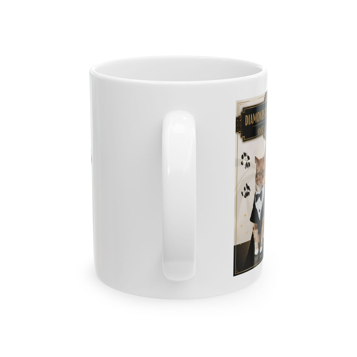 Diamonds are Furr-ever  — White Ceramic Mug 11oz
