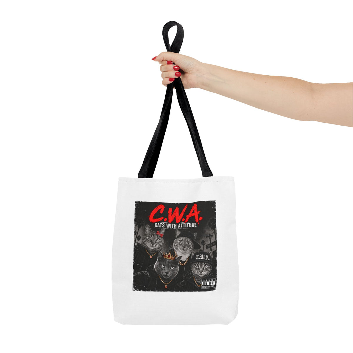 Cats With Attitude (C.W.A.) — Tote Bag 13 x 13
