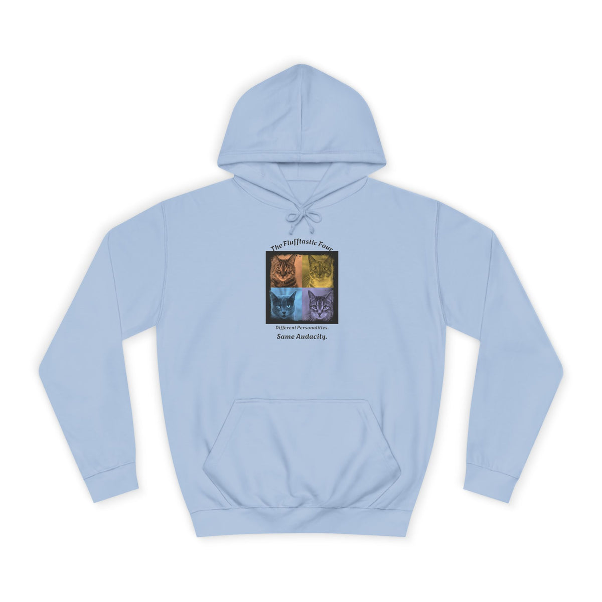 The Flufftastic Four — Unisex Graphic Hoodie