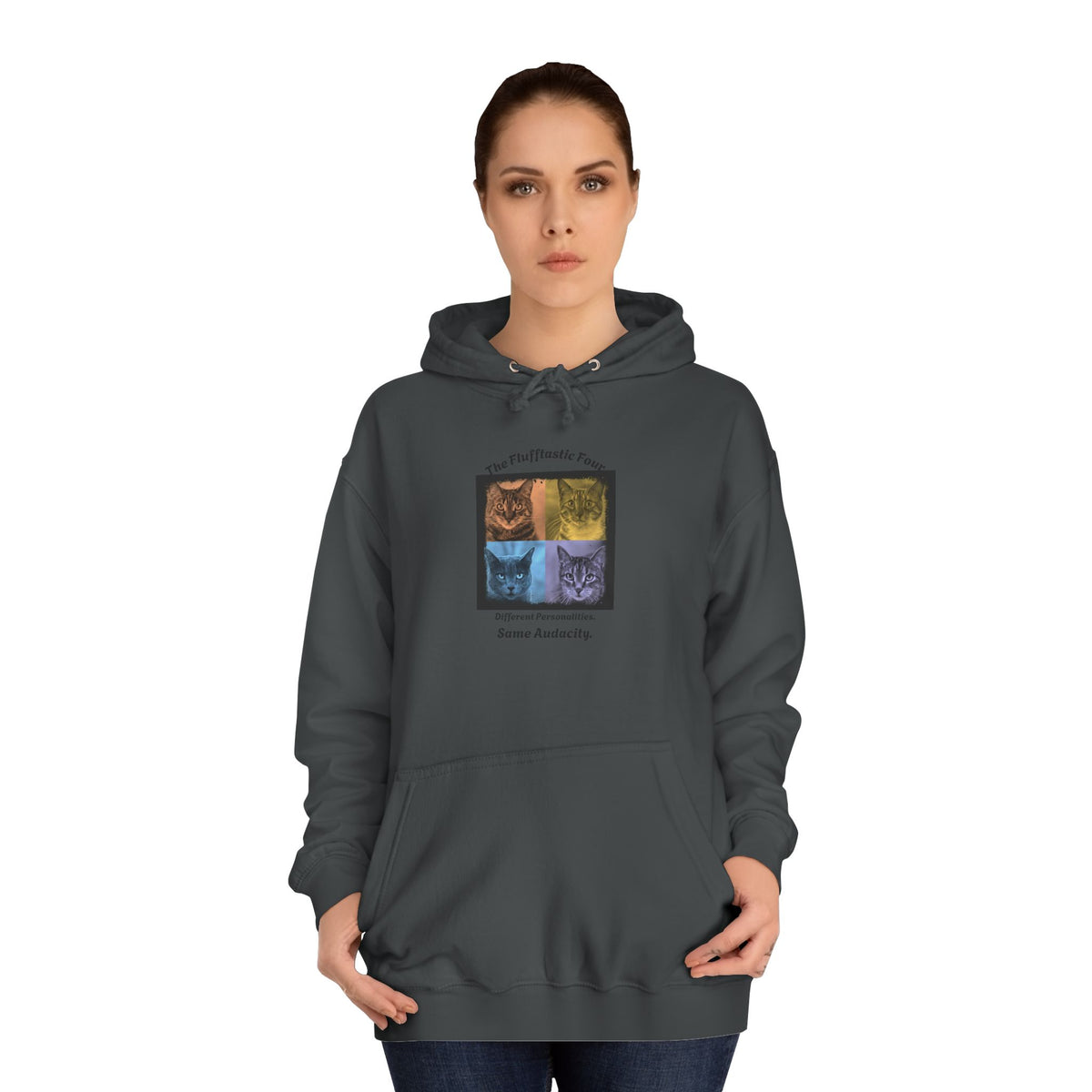 The Flufftastic Four — Unisex Graphic Hoodie